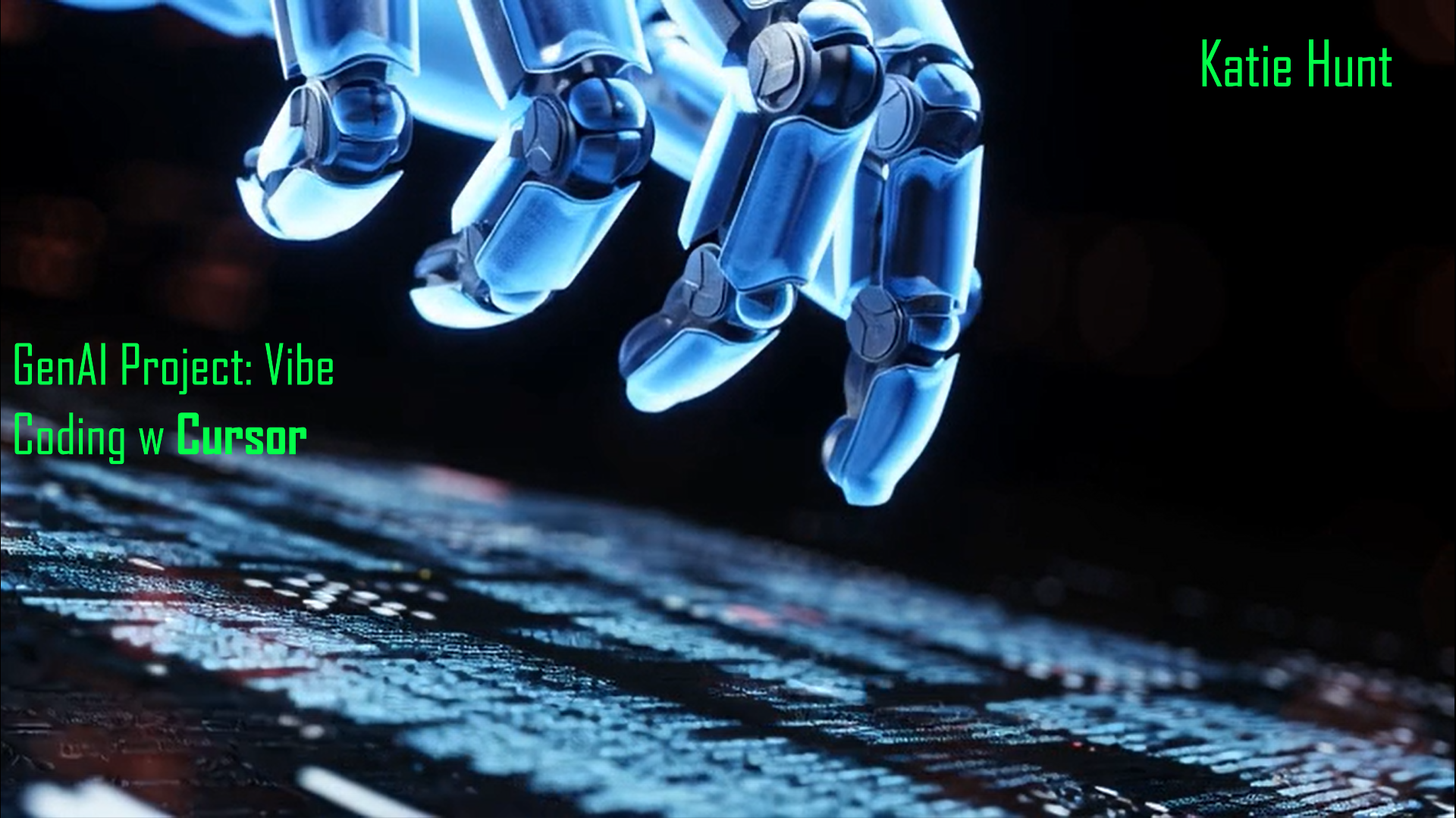 Cursor Learning Journey: Vibe Coding Presentation